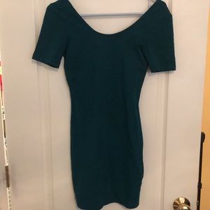 Forever 21 Emerald Green Mini Dress